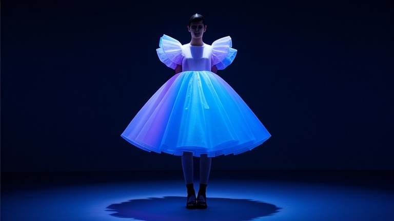 The Dress That Changes Color: Anrealage’s UV-Reactive Fashion