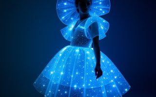 The Glow-in-the-Dark Dress: How LED Fashion is Lighting Up Runways