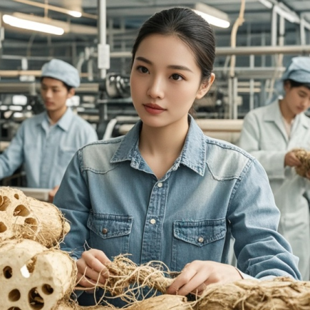 Lotus Root Fiber: The Porous Fabric Inspired by Nature